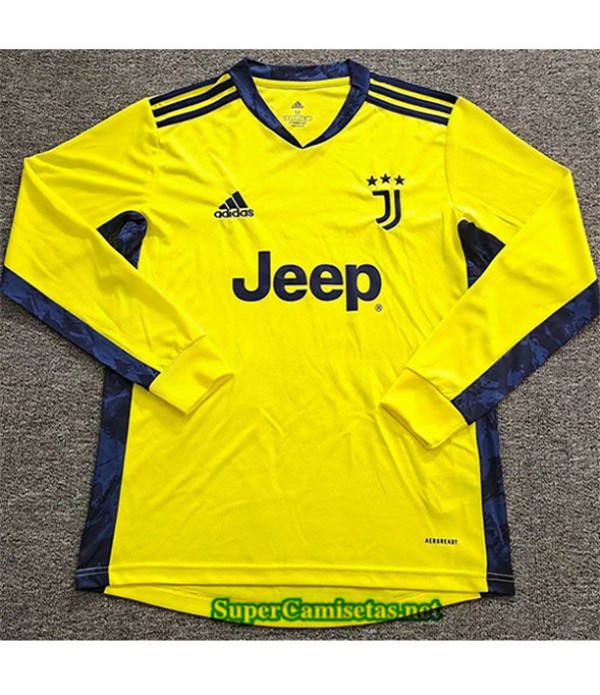 Tailandia Camiseta Juventus Portero Amarillo Manga...