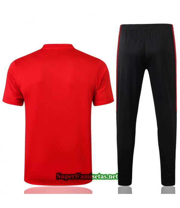 Tailandia Camiseta Kit De Entrenamiento Ac Milan Rojo 2020/21