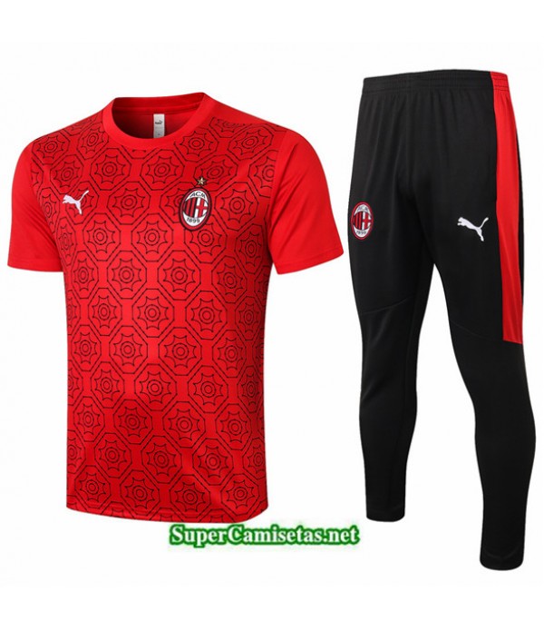 Tailandia Camiseta Kit De Entrenamiento Ac Milan R...