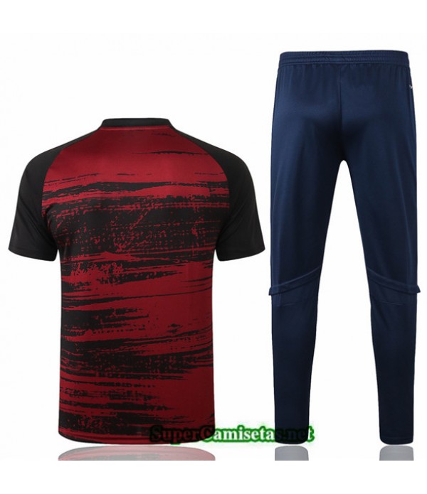 Tailandia Camiseta Kit De Entrenamiento Arsenal Rojo Oscuro 2020/21