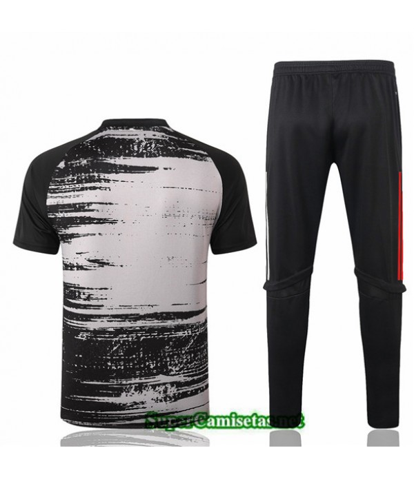 Tailandia Camiseta Kit De Entrenamiento Bayern Munich Negro/gris 2020/21