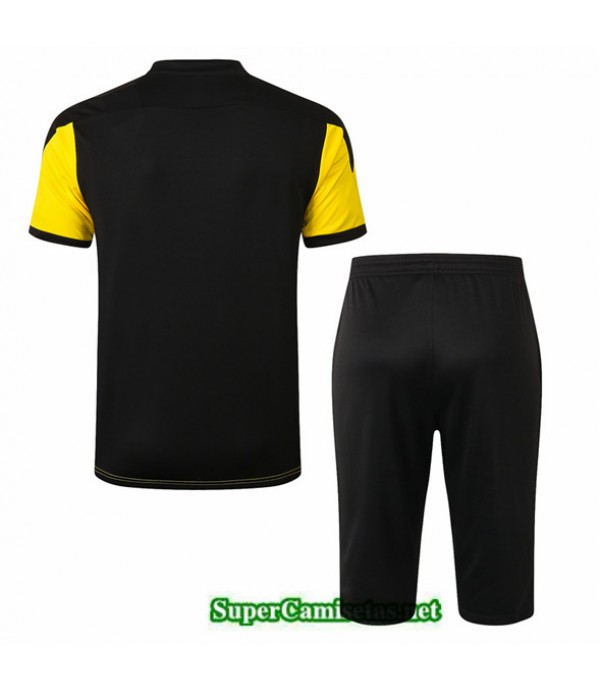 Tailandia Camiseta Kit De Entrenamiento Borussia Dortmund 3/4 Amarillo 2020/21