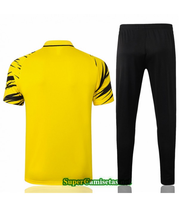 Tailandia Camiseta Kit De Entrenamiento Borussia Dortmund Polo Amarillo 2020/21