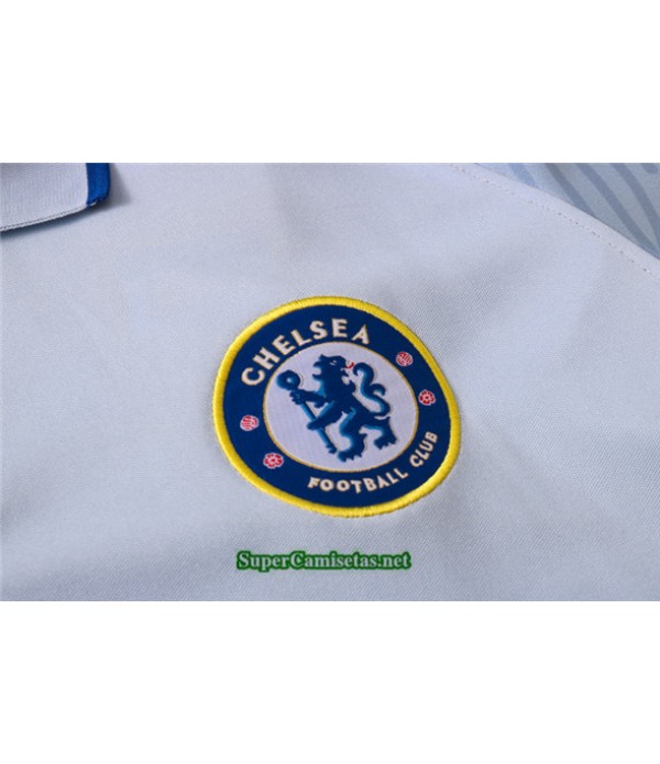 Tailandia Camiseta Kit De Entrenamiento Chelsea Polo Gris Claro 2020/21