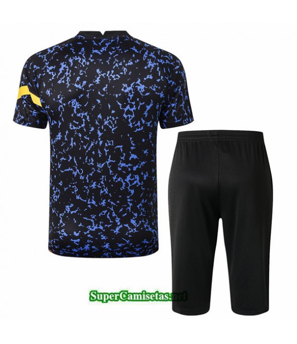 Tailandia Camiseta Kit De Entrenamiento Inter Milan 3/4 Azul 2020/21