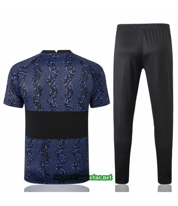 Tailandia Camiseta Kit De Entrenamiento Inter Milan Azul/negro 2020/21
