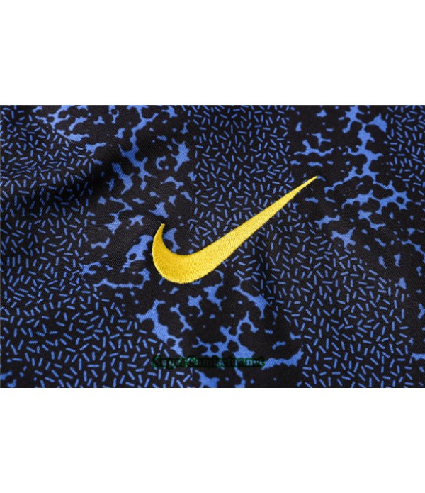 Tailandia Camiseta Kit De Entrenamiento Inter Milan Azul/negro 2020/21