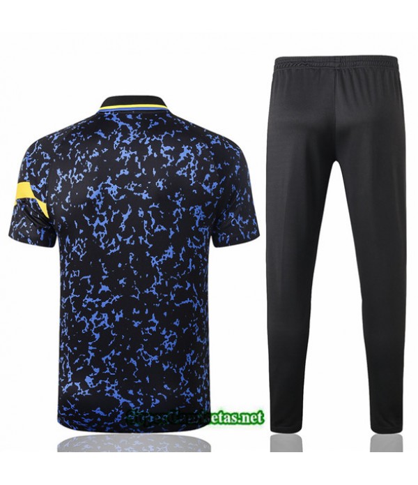 Tailandia Camiseta Kit De Entrenamiento Inter Milan Polo Azul 2020/21