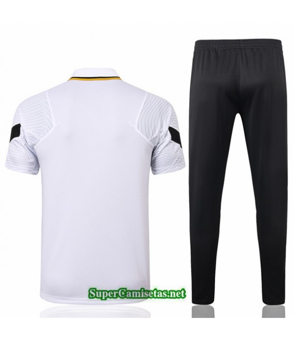 Tailandia Camiseta Kit De Entrenamiento Jordan Polo Blanco 2020/21