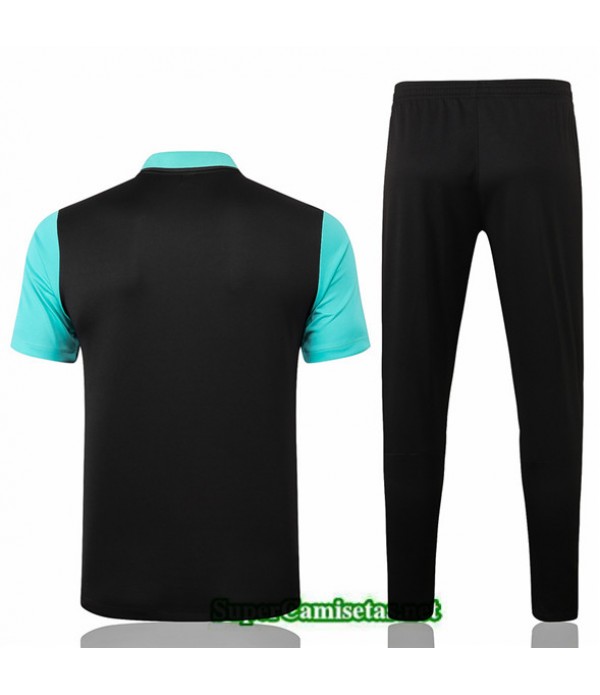 Tailandia Camiseta Kit De Entrenamiento Liverpool Polo Negro/verde 2020/21