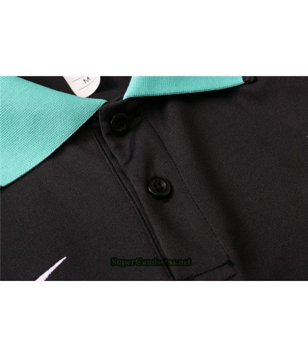 Tailandia Camiseta Kit De Entrenamiento Liverpool Polo Negro/verde 2020/21