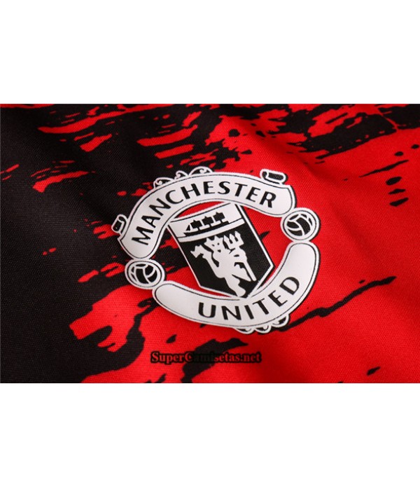 Tailandia Camiseta Kit De Entrenamiento Manchester United Rojo 2020/21