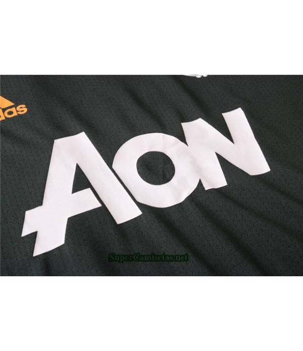 Tailandia Camiseta Kit De Entrenamiento Manchester United Verde Oscuro 2020/21