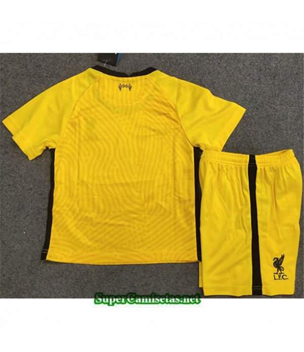 Tailandia Camiseta Liverpool Enfant Portero Amarillo 2020/21
