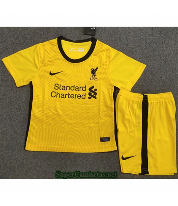 Tailandia Camiseta Liverpool Enfant Portero Amaril...