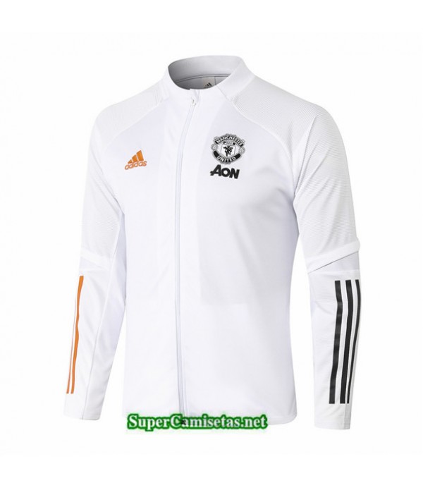 Tailandia Camiseta Manchester United Chaqueta Blanco 2020/21
