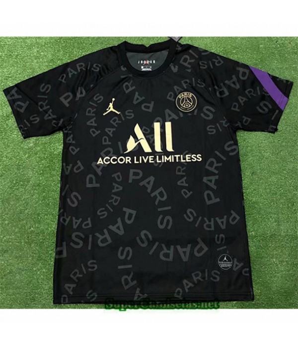 Tailandia Camiseta Psg Pre Match Negro 2020/21