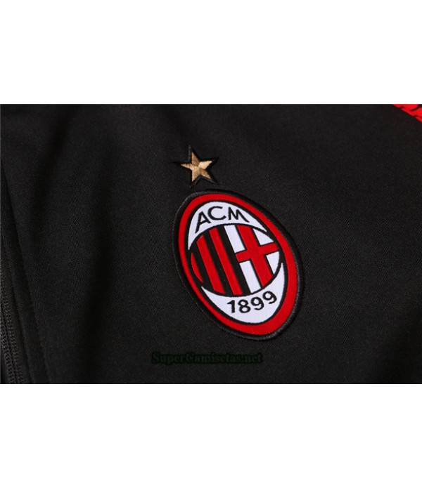 Tailandia Chandal Ac Milan Negro 2020/21