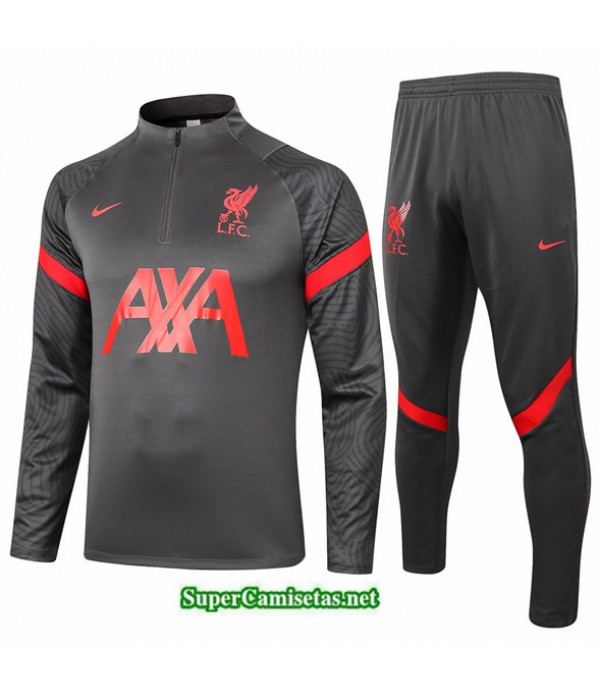 Tailandia Chandal Liverpool Gris Oscuro 2020/21