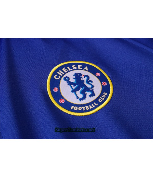 Tailandia Chaqueta Chandal Chelsea Azul Cuello Alto 2020/21