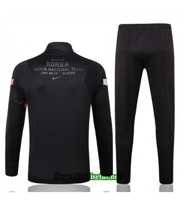 Tailandia Chaqueta Chandal Corea Negro 2020/21