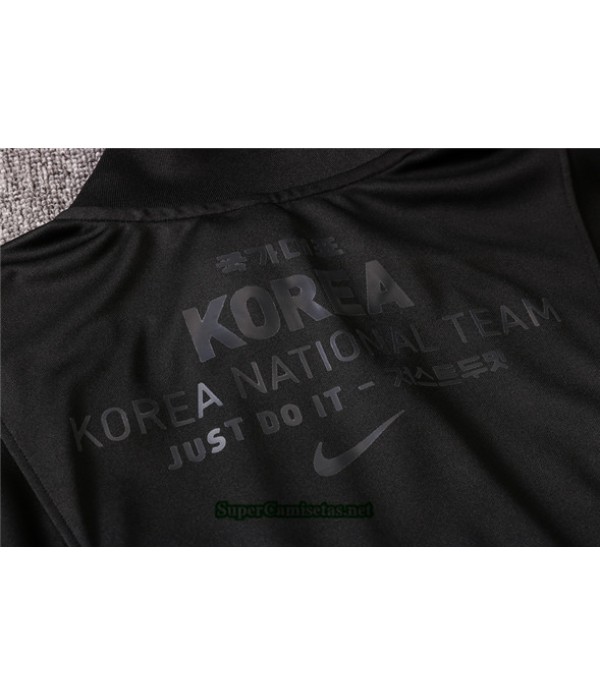 Tailandia Chaqueta Chandal Corea Negro 2020/21