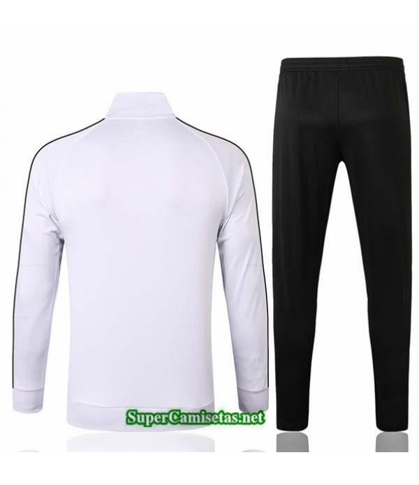 Tailandia Chaqueta Chandal Juventus Blanco/negro Or Badge Cuello Alto 2020/21