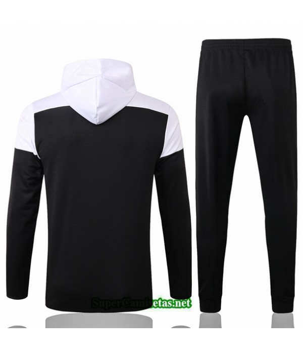 Tailandia Chaqueta Chandal Juventus Sombrero Negro/blanco 2020/21