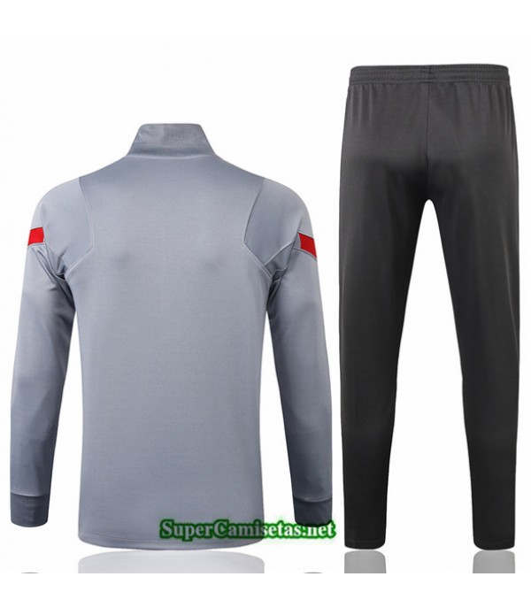 Tailandia Chaqueta Chandal Liverpool Gris Claro 2020/21
