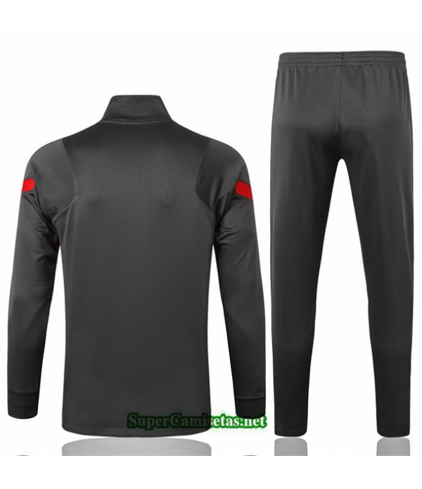 Tailandia Chaqueta Chandal Liverpool Gris Oscuro 2020/21