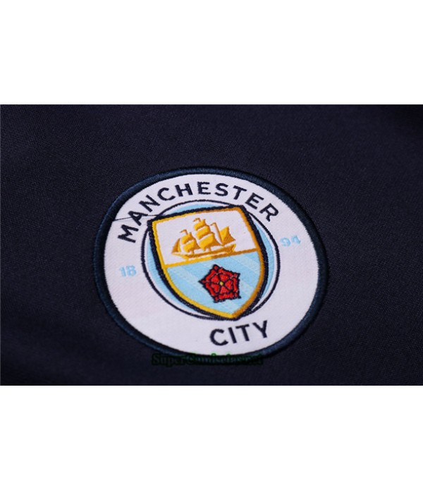 Tailandia Chaqueta Chandal Manchester City Azul Oscuro 2020/21