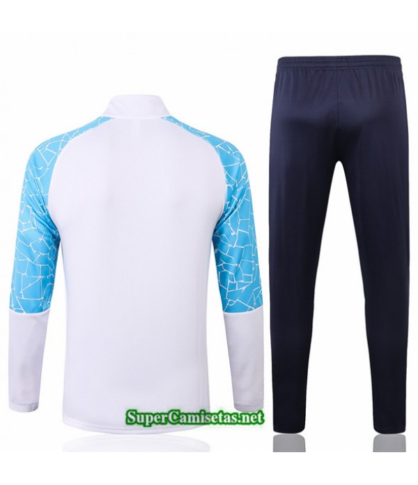 Tailandia Chaqueta Chandal Manchester City Blanco 2020/21