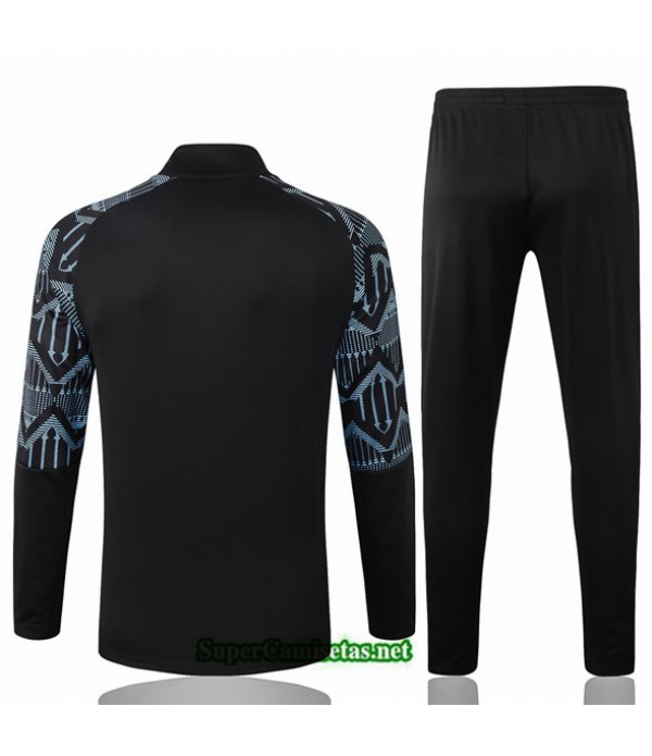 Tailandia Chaqueta Chandal Manchester City Negro 2020/21
