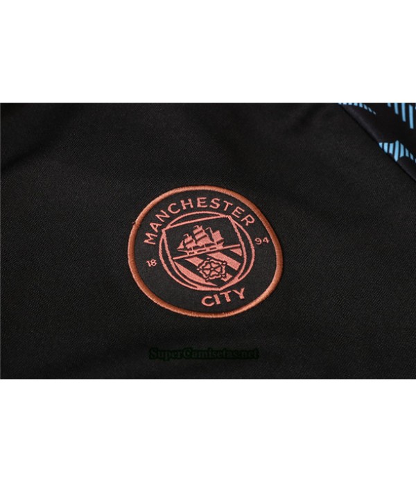 Tailandia Chaqueta Chandal Manchester City Negro 2020/21