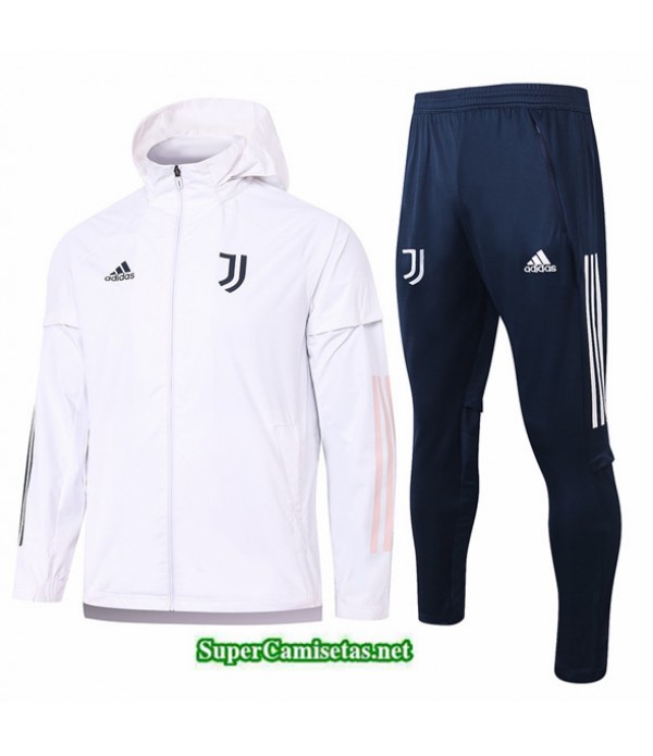 Tailandia Chaqueta Rompevientos Juventus Blanco 20...