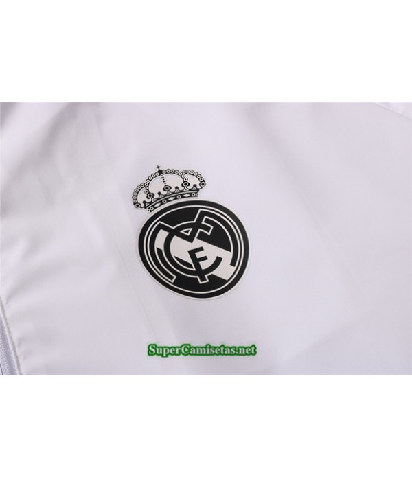 Tailandia Chaqueta Rompevientos Real Madrid Blanco 2020/21