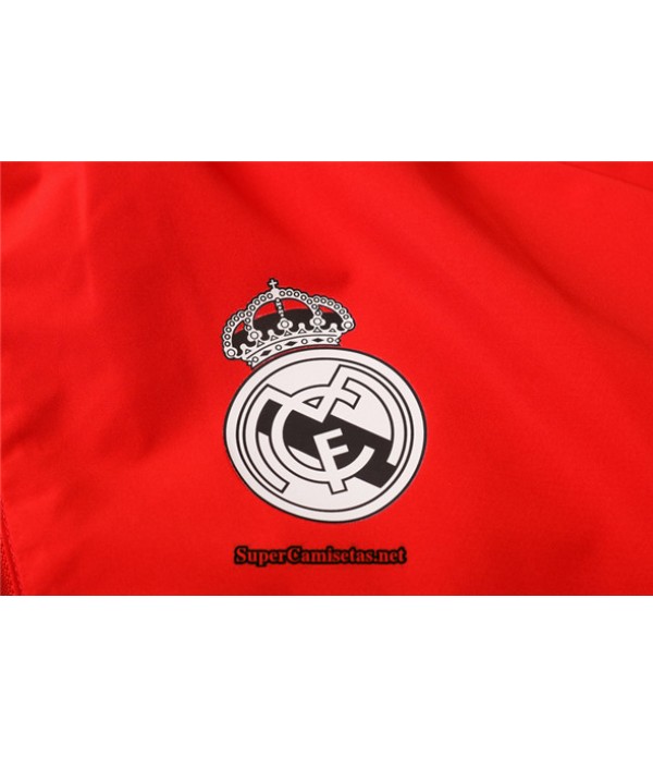 Tailandia Chaqueta Rompevientos Real Madrid Rojo 2020/21