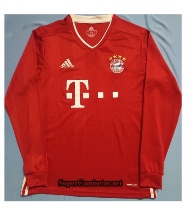 Tailandia Primera Equipacion Camiseta Bayern Munich Manga Larga 2020/21