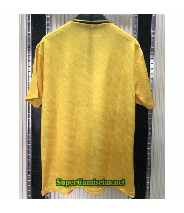 Tailandia Primera Equipacion Camiseta Clasicas Brasil Hombre 1991 93