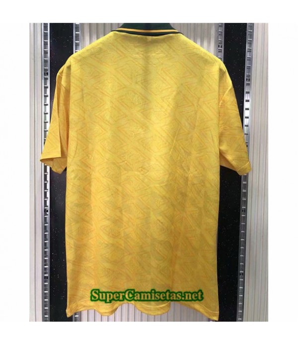 Tailandia Primera Equipacion Camiseta Clasicas Brasil Hombre 1991 93