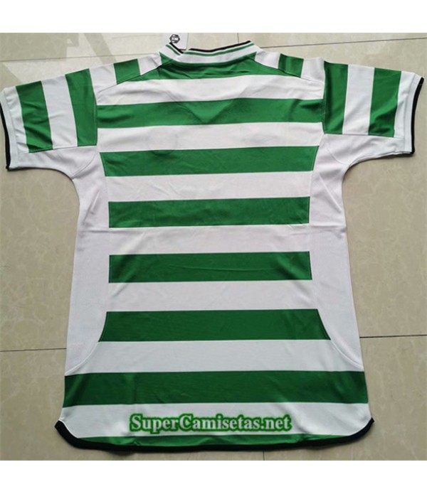 Tailandia Primera Equipacion Camiseta Clasicas Celtic Hombre 2001 03