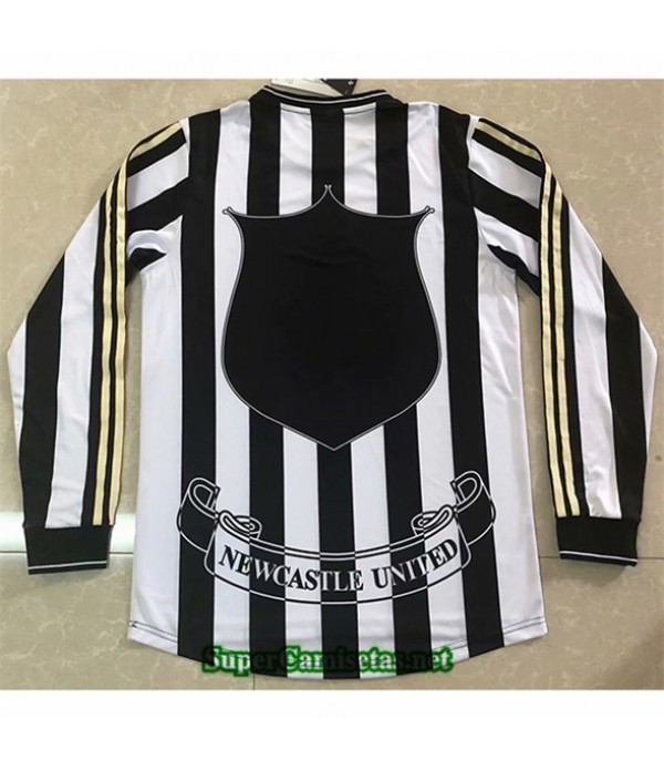 Tailandia Primera Equipacion Camiseta Clasicas Newcastle United Manga Larga Hombre 1997 99