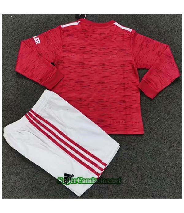 Tailandia Primera Equipacion Camiseta Manchester United Enfant Manga Larga 2020/21