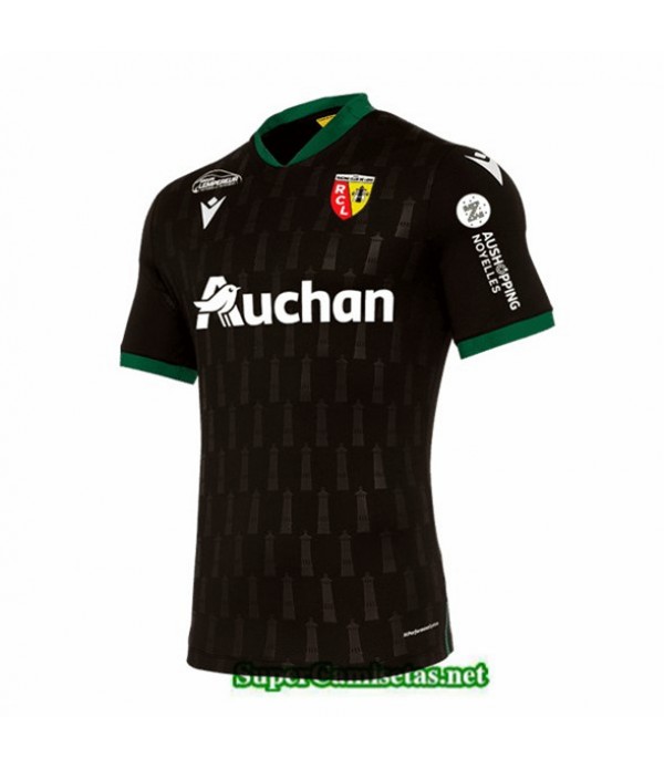 Tailandia Segunda Equipacion Camiseta Lens Negro 2...