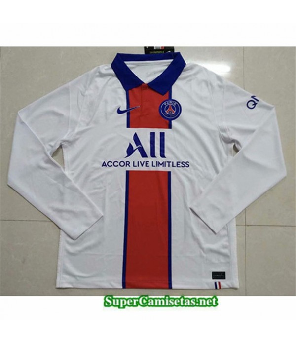 Tailandia Segunda Equipacion Camiseta Psg Manga Larga 2020/21