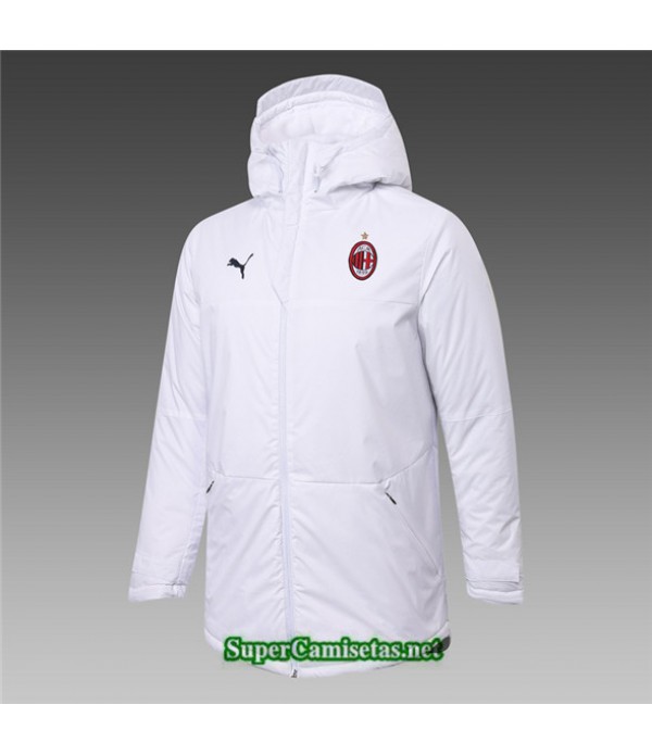 Tailandia Camiseta Ac Milan Chaqueta Doudoune Blan...