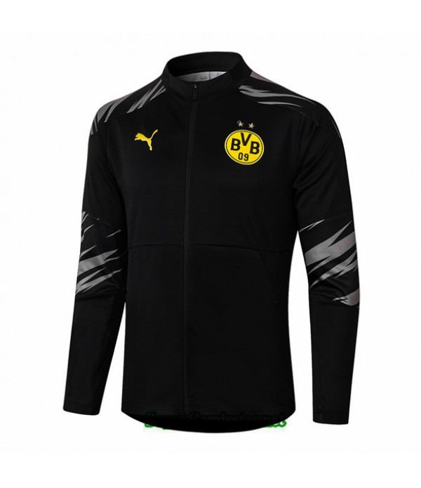 Tailandia Camiseta Borussia Dortmund Chaqueta Negro 2020/21