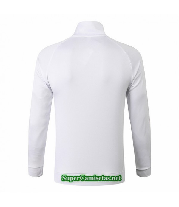 Tailandia Camiseta Juventus Chaqueta Blanco 2020/21 Cuello Alto