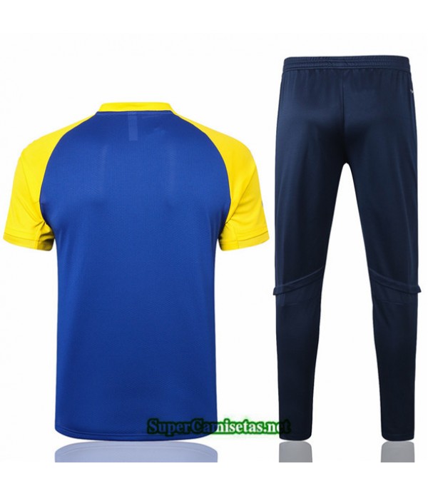 Tailandia Camiseta Kit De Entrenamiento Boca Juniors Azul Profundo/amarillo 2020/21