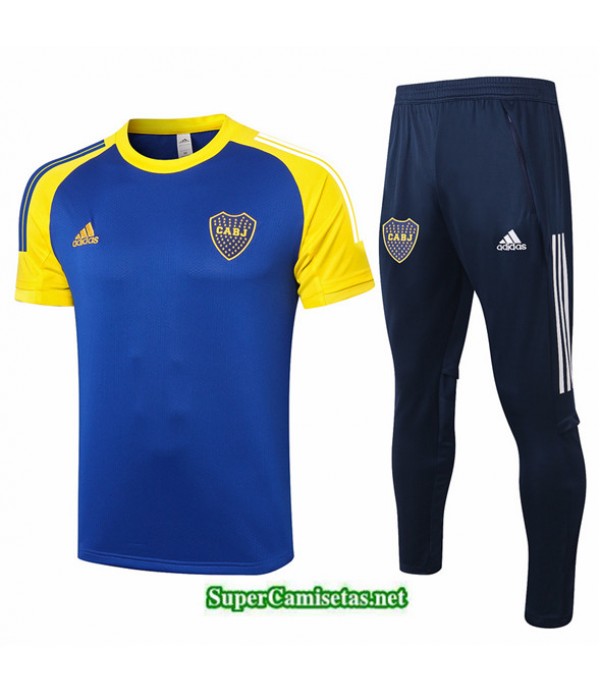 Tailandia Camiseta Kit De Entrenamiento Boca Juniors Azul Profundo/amarillo 2020/21